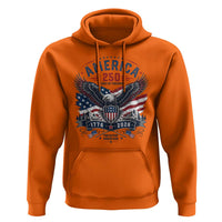 250 Years of Freedom Patriotic Eagle Hoodie One Nation Under God 1776-2026 250th Anniversary