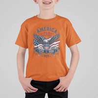 250 Years of Freedom Patriotic Eagle T Shirt For Kid One Nation Under God 1776-2026 250th Anniversary
