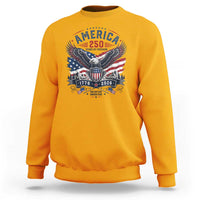 250 Years of Freedom Patriotic Eagle Sweatshirt One Nation Under God 1776-2026 250th Anniversary