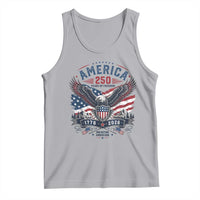 250 Years of Freedom Patriotic Eagle Tank Top One Nation Under God 1776-2026 250th Anniversary