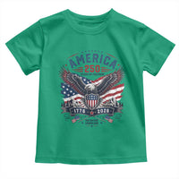 250 Years of Freedom Patriotic Eagle Toddler T Shirt One Nation Under God 1776-2026 250th Anniversary