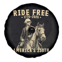 Ride Free 1776-2026 George Washington on Horseback Graphic Spare Tire Cover Vintage 250th Anniversary Semiquincentennial