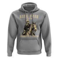 Ride Free 1776-2026 George Washington on Horseback Graphic Hoodie Vintage 250th Anniversary Semiquincentennial