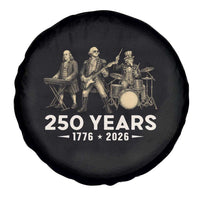 250 Years 1776-2026 Founding Fathers Rock Band Spare Tire Cover George Washington Benjamin Franklin Uncle Sam