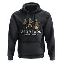 250 Years 1776-2026 Founding Fathers Rock Band Hoodie George Washington Benjamin Franklin Uncle Sam