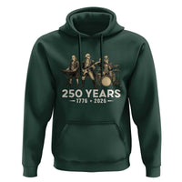 250 Years 1776-2026 Founding Fathers Rock Band Hoodie George Washington Benjamin Franklin Uncle Sam