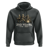 250 Years 1776-2026 Founding Fathers Rock Band Hoodie George Washington Benjamin Franklin Uncle Sam