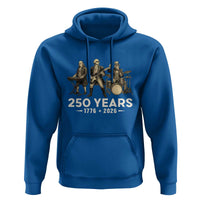250 Years 1776-2026 Founding Fathers Rock Band Hoodie George Washington Benjamin Franklin Uncle Sam