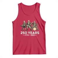250 Years 1776-2026 Founding Fathers Rock Band Tank Top George Washington Benjamin Franklin Uncle Sam