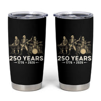 250 Years 1776-2026 Founding Fathers Rock Band Tumbler Cup George Washington Benjamin Franklin Uncle Sam
