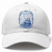 Spilling The Tea Since 1773 Boston Tea Party Baseball Cap Funny Historical Toile Graphic American History Humor