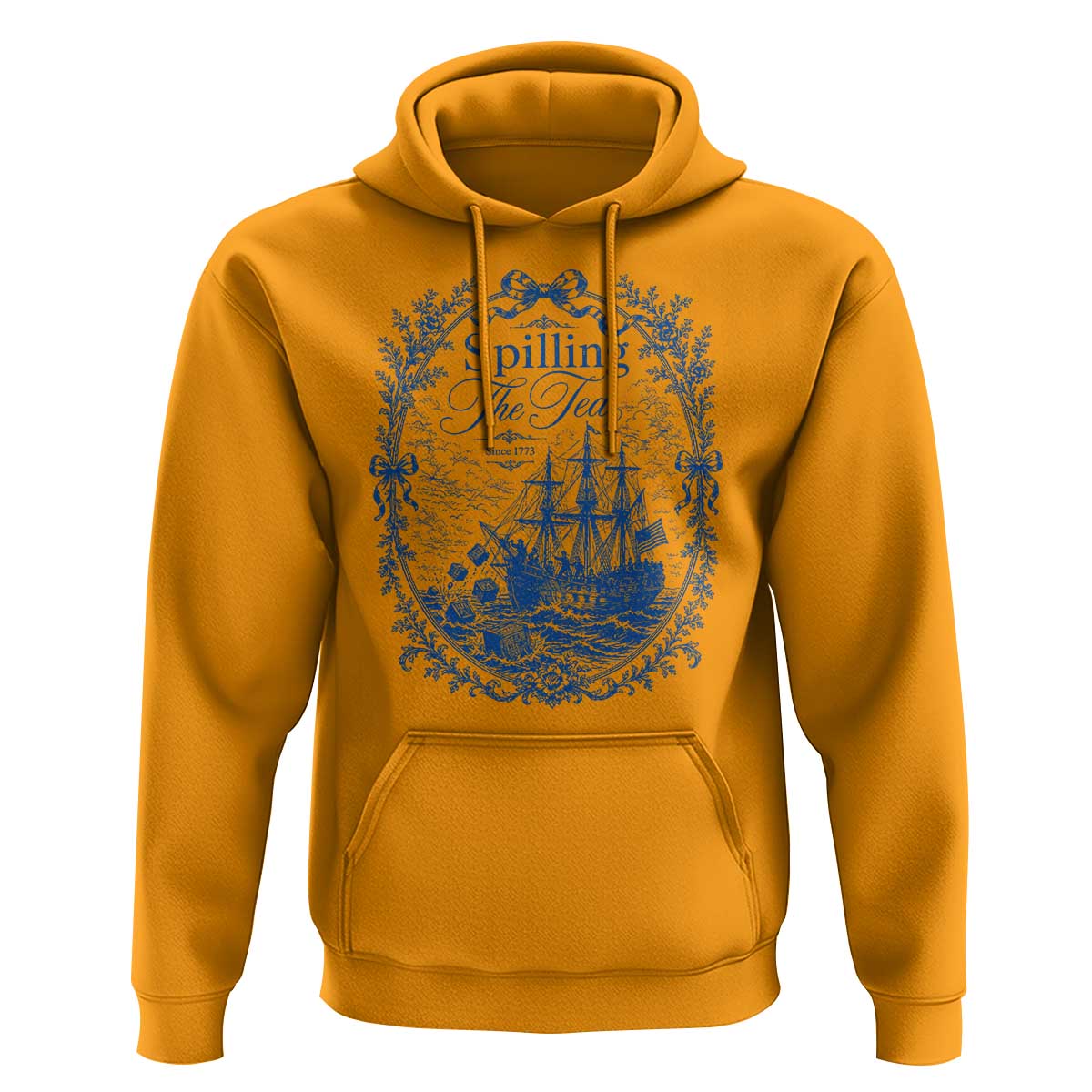 Spilling The Tea Since 1773 Boston Tea Party Hoodie Funny Historical Toile Graphic American History Humor