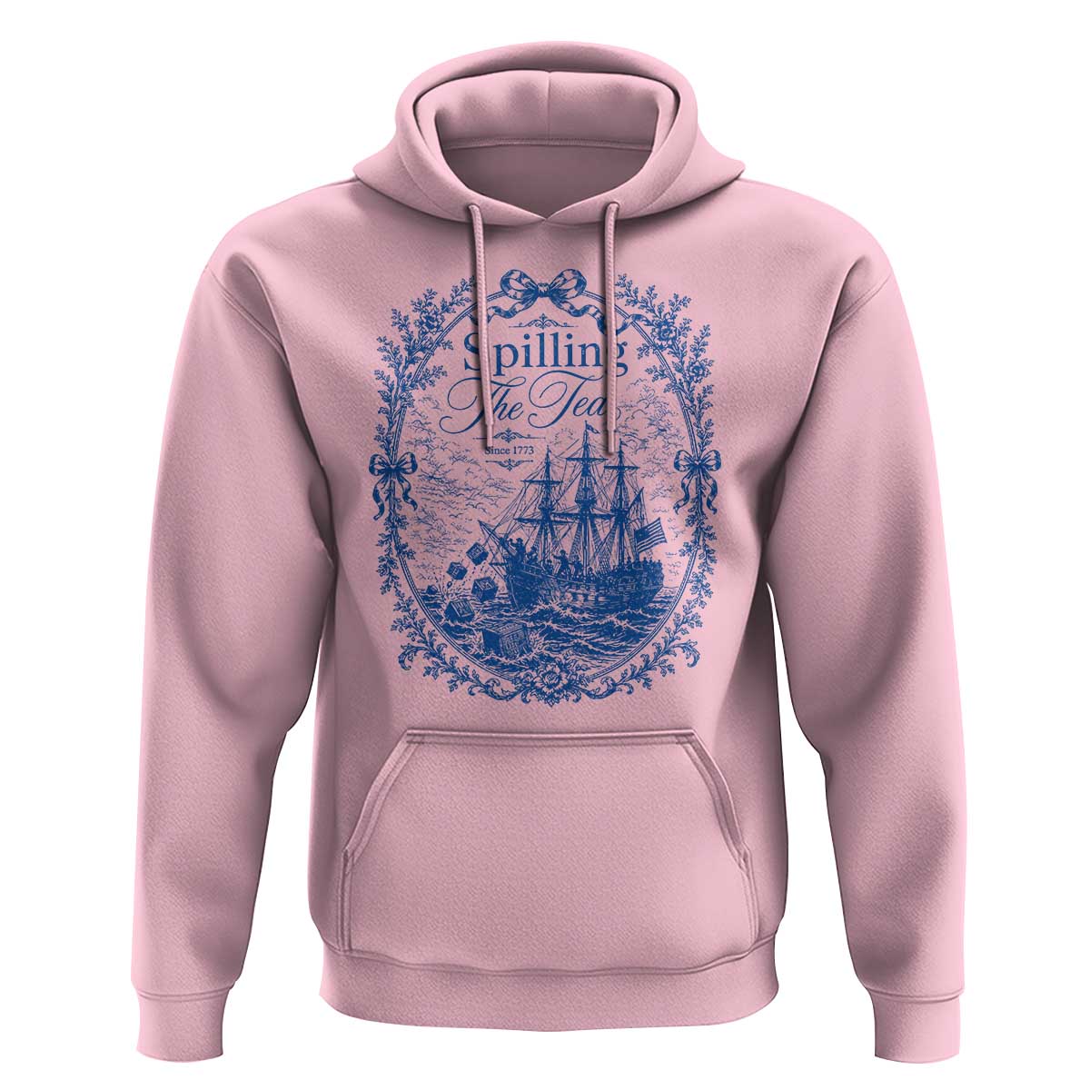Spilling The Tea Since 1773 Boston Tea Party Hoodie Funny Historical Toile Graphic American History Humor