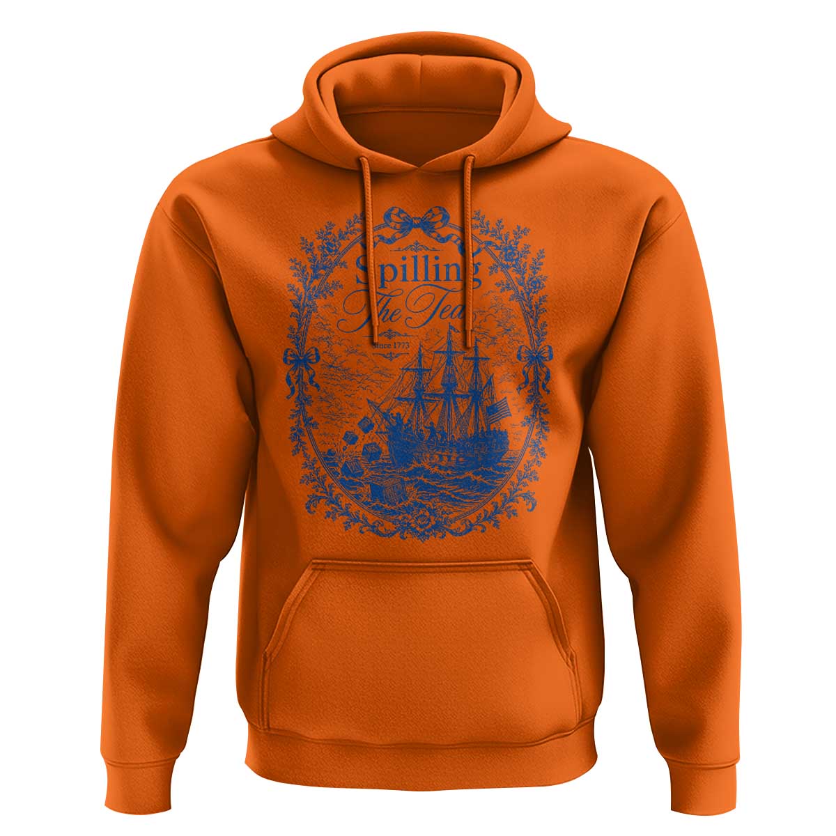Spilling The Tea Since 1773 Boston Tea Party Hoodie Funny Historical Toile Graphic American History Humor