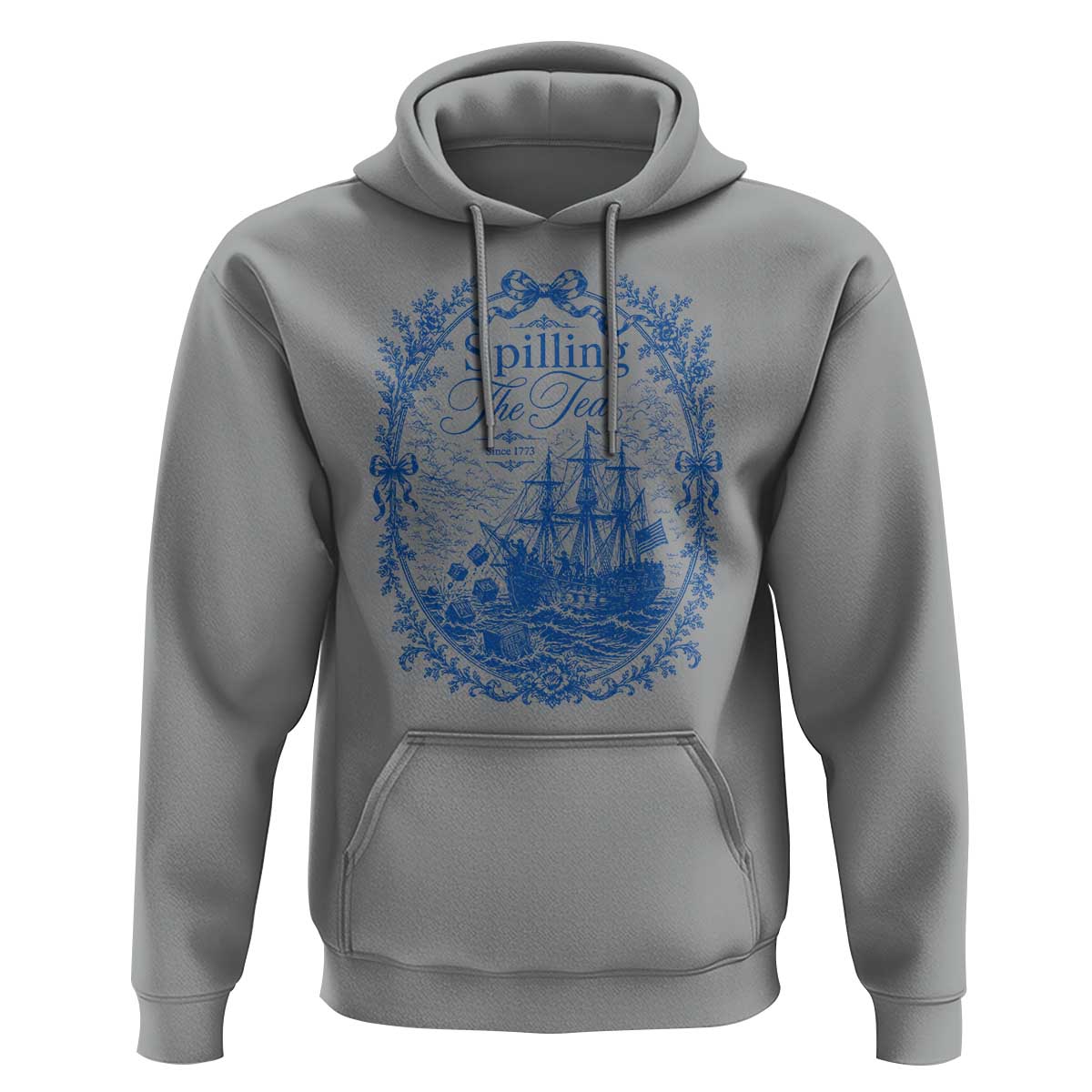 Spilling The Tea Since 1773 Boston Tea Party Hoodie Funny Historical Toile Graphic American History Humor