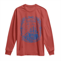 Spilling The Tea Since 1773 Boston Tea Party Long Sleeve Shirt Funny Historical Toile Graphic American History Humor