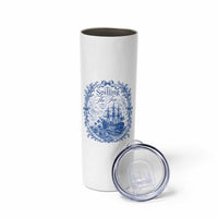 Spilling The Tea Since 1773 Boston Tea Party Skinny Tumbler Funny Historical Toile Graphic American History Humor