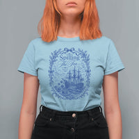 Spilling The Tea Since 1773 Boston Tea Party T Shirt For Women Funny Historical Toile Graphic American History Humor