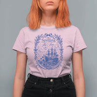 Spilling The Tea Since 1773 Boston Tea Party T Shirt For Women Funny Historical Toile Graphic American History Humor