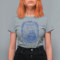 Spilling The Tea Since 1773 Boston Tea Party T Shirt For Women Funny Historical Toile Graphic American History Humor