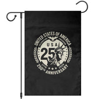 USA 250th Anniversary Statue of Liberty Vintage Crest Garden Flag Celebrating Freedom 1776 to 2026 Semiquincentennial