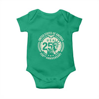 USA 250th Anniversary Statue of Liberty Vintage Crest Baby Onesie Celebrating Freedom 1776 to 2026 Semiquincentennial