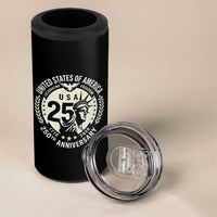 USA 250th Anniversary Statue of Liberty Vintage Crest 4 in 1 Can Cooler Tumbler Celebrating Freedom 1776 to 2026 Semiquincentennial