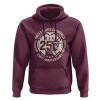 USA 250th Anniversary Statue of Liberty Vintage Crest Hoodie Celebrating Freedom 1776 to 2026 Semiquincentennial