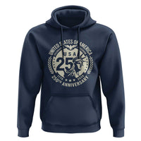 USA 250th Anniversary Statue of Liberty Vintage Crest Hoodie Celebrating Freedom 1776 to 2026 Semiquincentennial