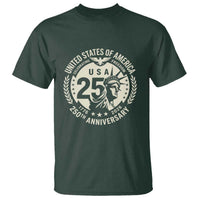 USA 250th Anniversary Statue of Liberty Vintage Crest T Shirt Celebrating Freedom 1776 to 2026 Semiquincentennial