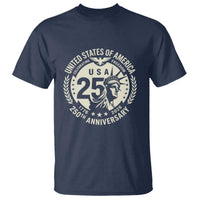 USA 250th Anniversary Statue of Liberty Vintage Crest T Shirt Celebrating Freedom 1776 to 2026 Semiquincentennial