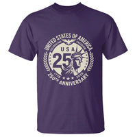 USA 250th Anniversary Statue of Liberty Vintage Crest T Shirt Celebrating Freedom 1776 to 2026 Semiquincentennial
