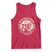 USA 250th Anniversary Statue of Liberty Vintage Crest Tank Top Celebrating Freedom 1776 to 2026 Semiquincentennial