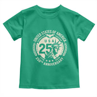 USA 250th Anniversary Statue of Liberty Vintage Crest Toddler T Shirt Celebrating Freedom 1776 to 2026 Semiquincentennial