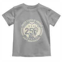 USA 250th Anniversary Statue of Liberty Vintage Crest Toddler T Shirt Celebrating Freedom 1776 to 2026 Semiquincentennial