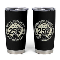USA 250th Anniversary Statue of Liberty Vintage Crest Tumbler Cup Celebrating Freedom 1776 to 2026 Semiquincentennial