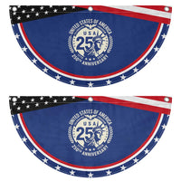 USA 250th Anniversary Statue of Liberty Vintage Crest Patriotic Fan Flag Celebrating Freedom 1776 to 2026 Semiquincentennial