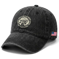 USA 250th Anniversary Statue of Liberty Vintage Crest Washed Cotton Baseball Cap Celebrating Freedom 1776 to 2026 Semiquincentennial