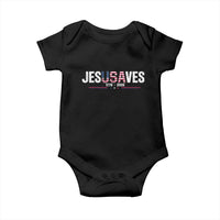 Jesus Saves USA Semiquincentennial 1776 2026 Baby Onesie Patriotic Christian Faith USA 250 Years of Freedom