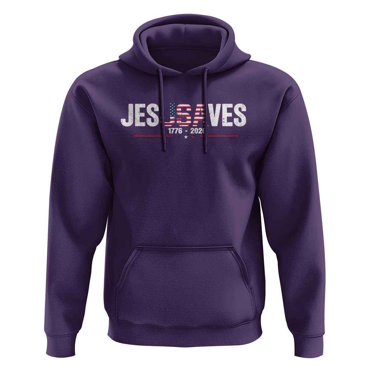 Jesus Saves USA Semiquincentennial 1776 2026 Hoodie Patriotic Christian Faith USA 250 Years of Freedom