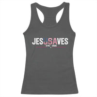 Jesus Saves USA Semiquincentennial 1776 2026 Racerback Tank Top Patriotic Christian Faith USA 250 Years of Freedom