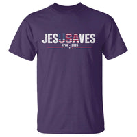 Jesus Saves USA Semiquincentennial 1776 2026 T Shirt Patriotic Christian Faith USA 250 Years of Freedom
