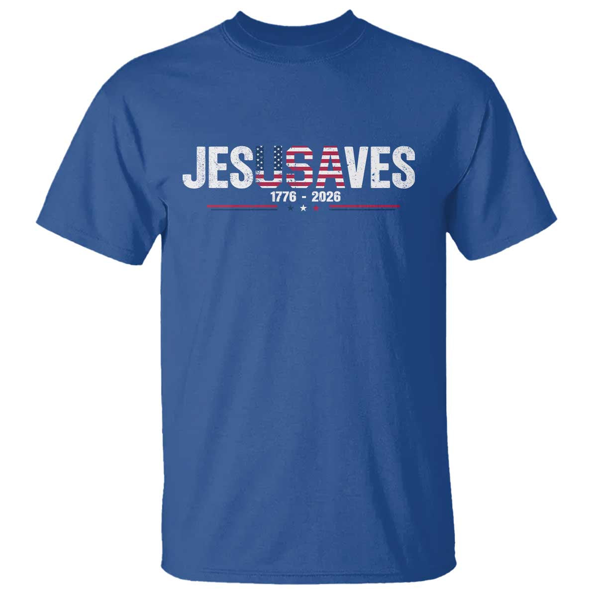 Jesus Saves USA Semiquincentennial 1776 2026 T Shirt Patriotic Christian Faith USA 250 Years of Freedom