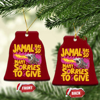Jamal Has So Many Sorries To Give Ceramic Ornament Funny Fire Breathing Hammerhead Shark Gamer