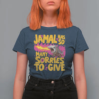 Jamal Has So Many Sorries To Give T Shirt For Women Funny Fire Breathing Hammerhead Shark Gamer
