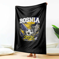 Bosnia Soccer Jersey Pride 2026 Throw Blanket One Nation One Dream Heritage Football Sports Fan