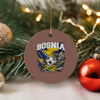 Bosnia Soccer Jersey Pride 2026 Ceramic Ornament One Nation One Dream Heritage Football Sports Fan