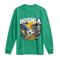 Bosnia Soccer Jersey Pride 2026 Long Sleeve Shirt One Nation One Dream Heritage Football Sports Fan