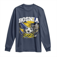 Bosnia Soccer Jersey Pride 2026 Long Sleeve Shirt One Nation One Dream Heritage Football Sports Fan