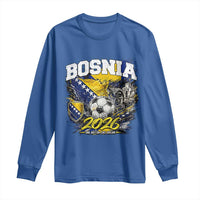 Bosnia Soccer Jersey Pride 2026 Long Sleeve Shirt One Nation One Dream Heritage Football Sports Fan